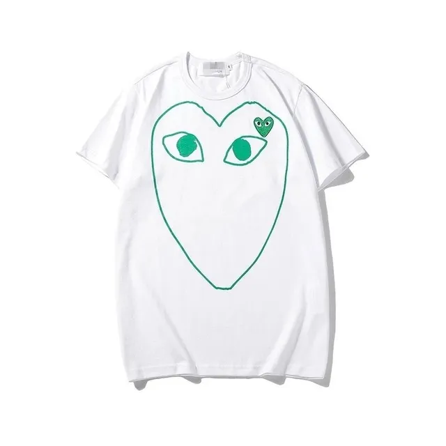 Comme des Garçons Heart Tee Green Eyes