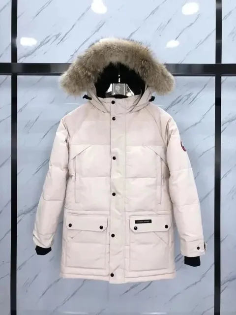 Canada Goose Expedition Parka White