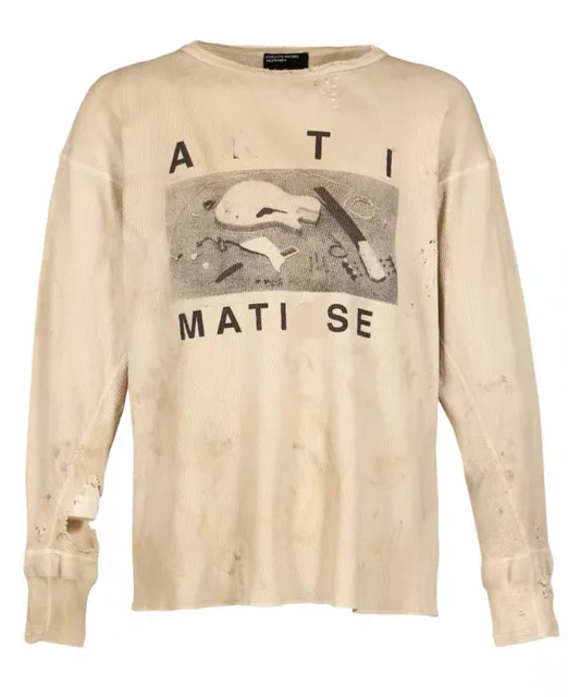 Anti Social Social Club Long Sleeve Tee Distressed Graphic