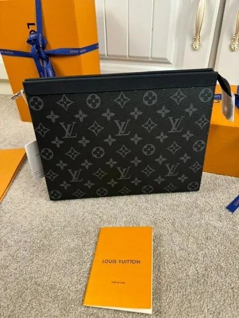 Louis Vuitton Pouch Monogram Eclipse