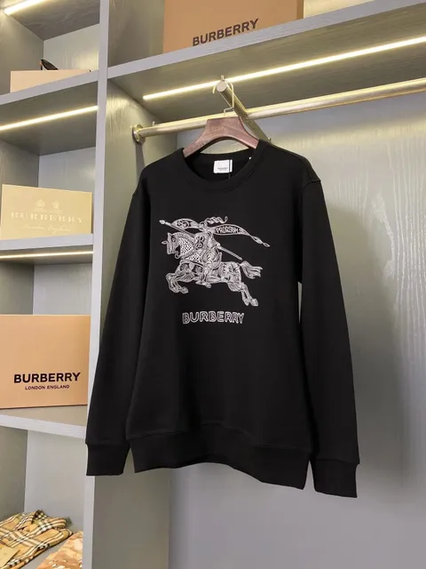 Burberry Equestrian Knight Sweatshirt Embroidered Logo