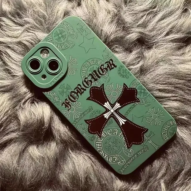 Chrome Hearts Phone Case Cross Logo Print