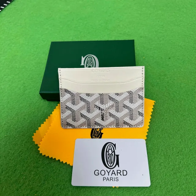 Goyard Card Holder Chevron Canvas