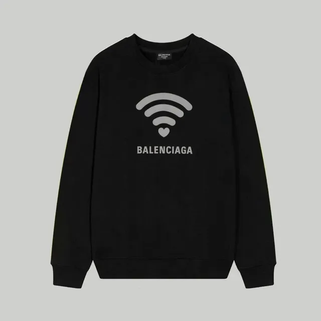 Balenciaga Crewneck Sweatshirt WiFi Logo