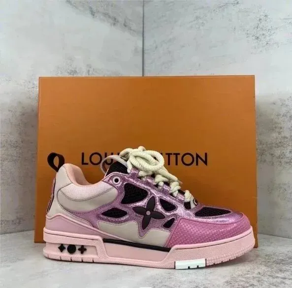 Louis Vuitton LV Trainer Glitter Pink