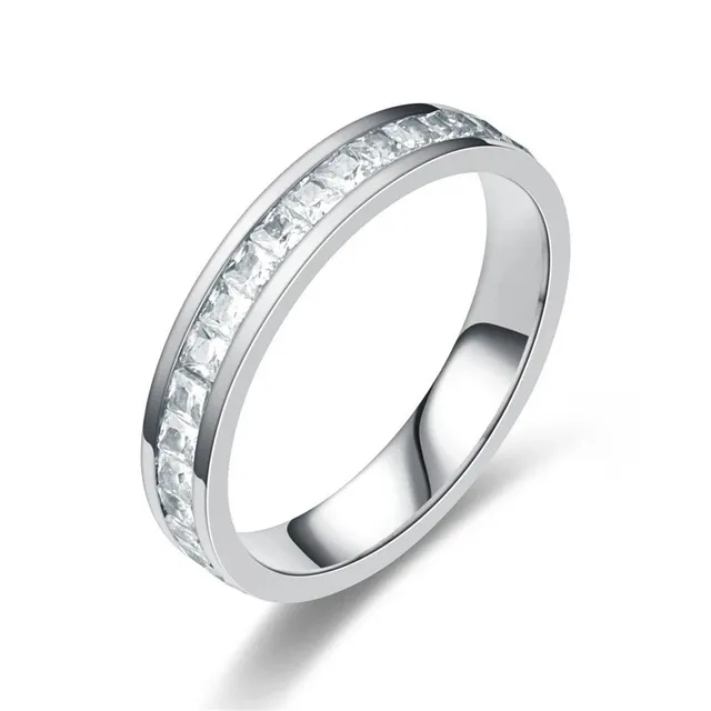 Eternity Band Baguette-Cut Stone