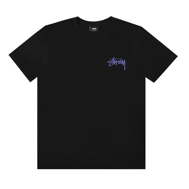 Stüssy T-Shirt Purple Logo