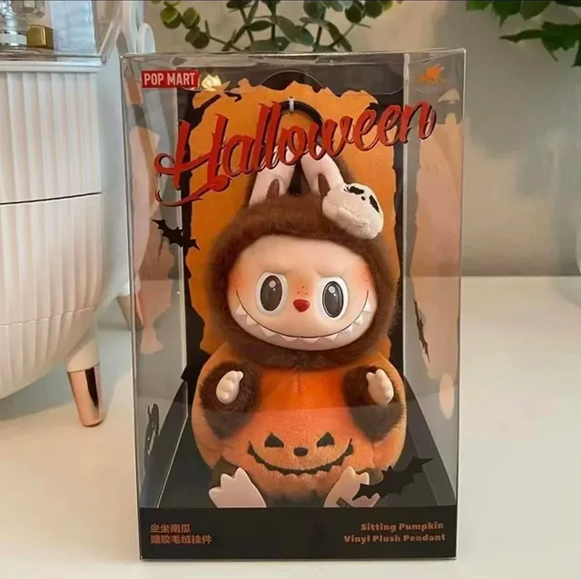 Pop Mart Sitting Pumpkin Vinyl Plush Pendant Halloween