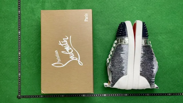 Christian Louboutin Louis Junior Spiky Glitter Knit