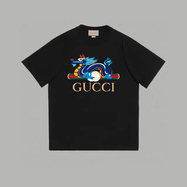 Gucci Dragon Graphic Tee Chinese New Year