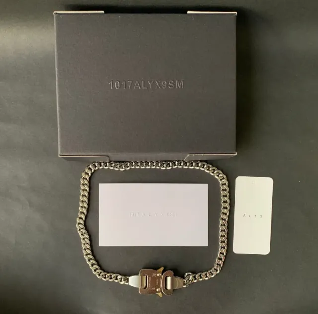 1017 ALYX 9SM Chain Belt Silver Tone