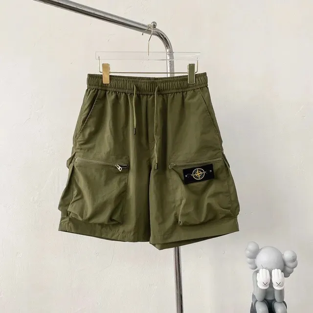 Stone Island Cargo Shorts Olive Green