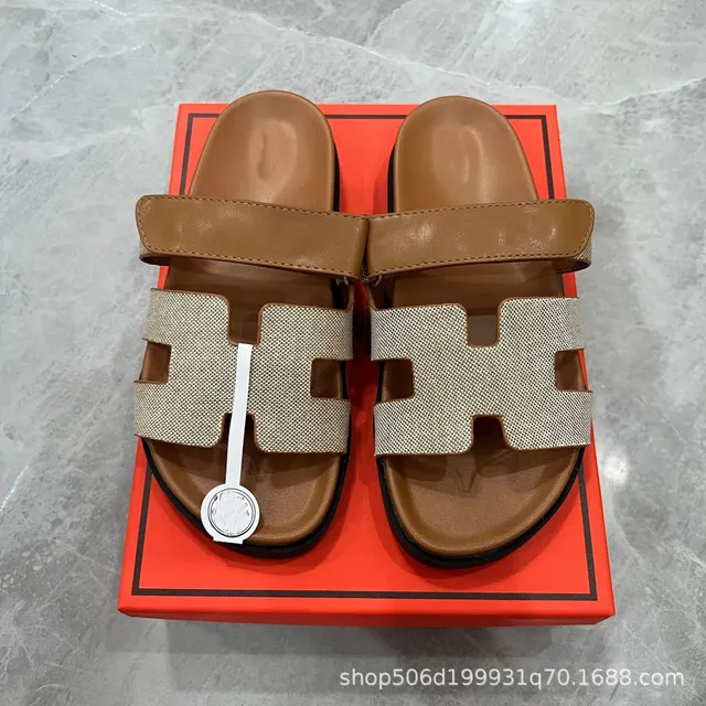 Hermès Oran Sandal H Canvas Strap