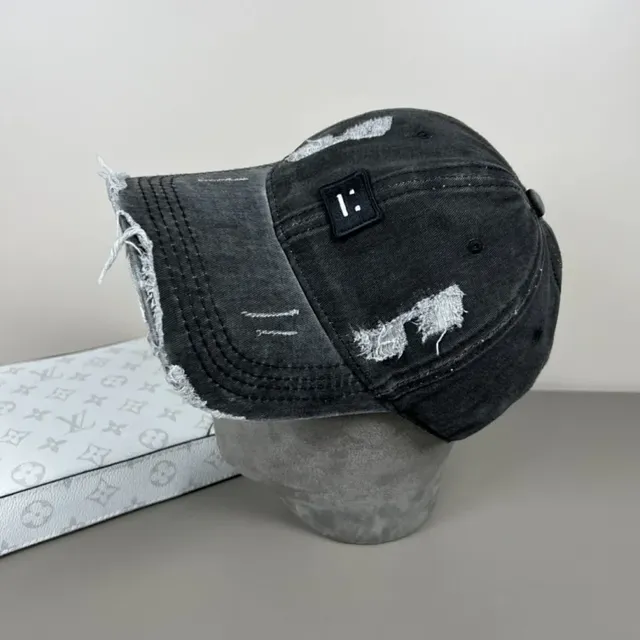 Louis Vuitton Distressed Cap Industrial Deconstruction