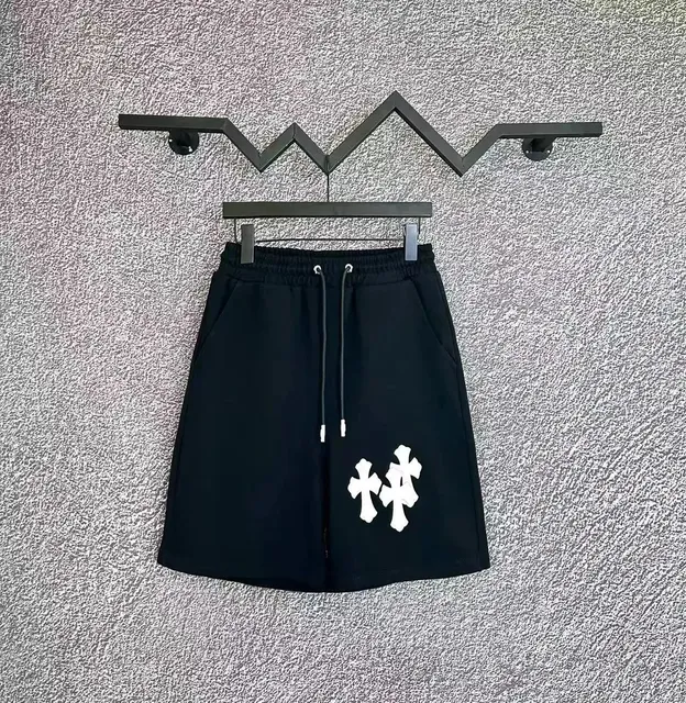 Chrome Hearts Cross Logo Shorts White Cross Print