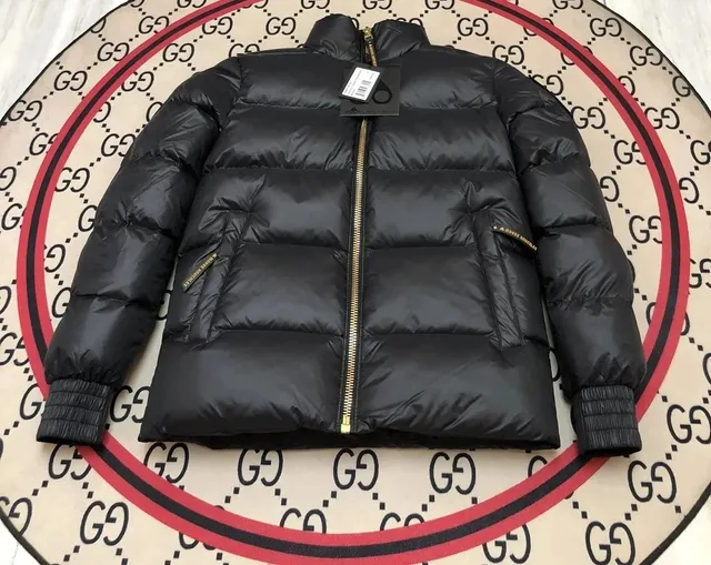 Moose Knuckles Puffer Jacket Gold Zip