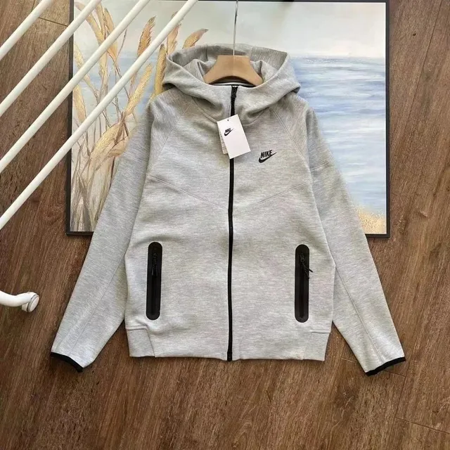 Nike Tech Fleece Hoodie Heather Grey
