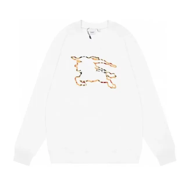 Burberry Cotton Sweatshirt Equestrian Knight Logo