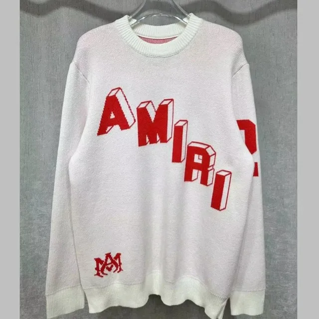 Amiri Knit Sweater 3D Logo