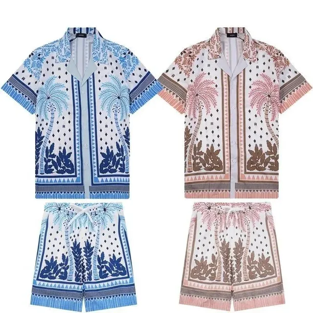 Casablanca Tennis Club Set Palm Print