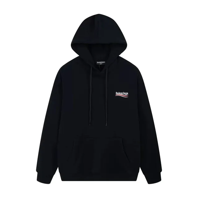 Balenciaga Logo Hoodie Classic Wave Logo