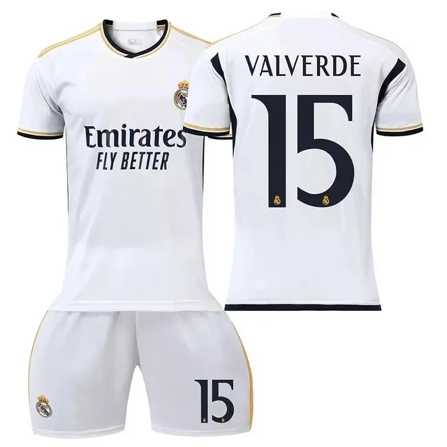 Adidas Real Madrid Home Kit Valverde 15