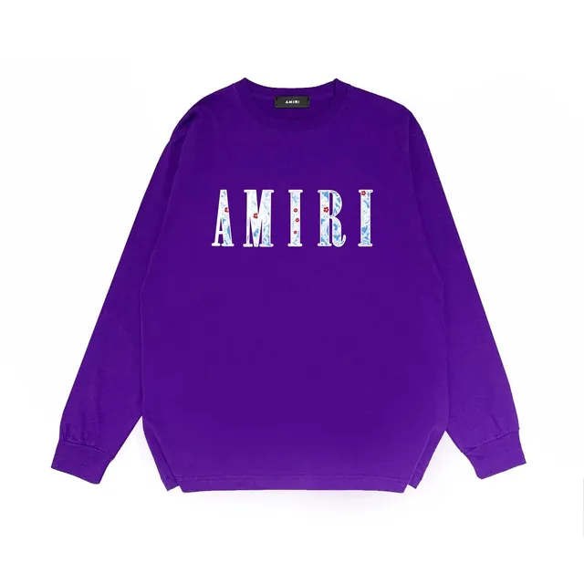 Amiri Crewneck Sweatshirt Floral Logo