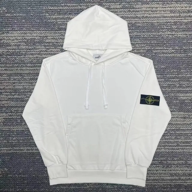 Stone Island Hooded Sweatshirt Compass Patch