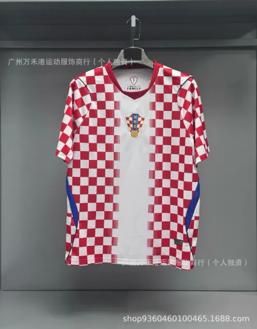 Croatia National Team Croatia Home Jersey Checkerboard