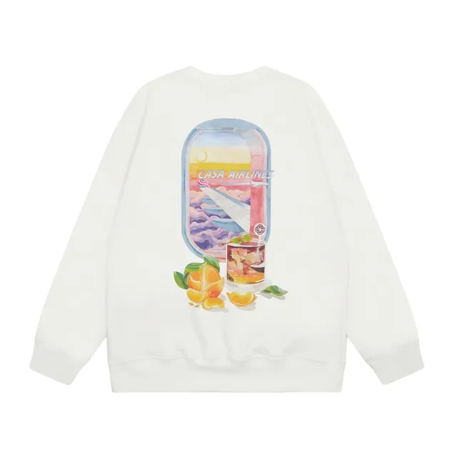 Casablanca Crewneck Sweatshirt Casa Airlines Graphic