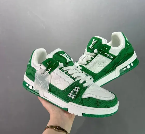 Louis Vuitton LV Trainer Monogram Green