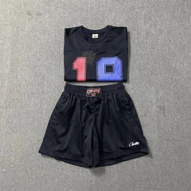 Mesh Top and Shorts Set Number 10 Graphic