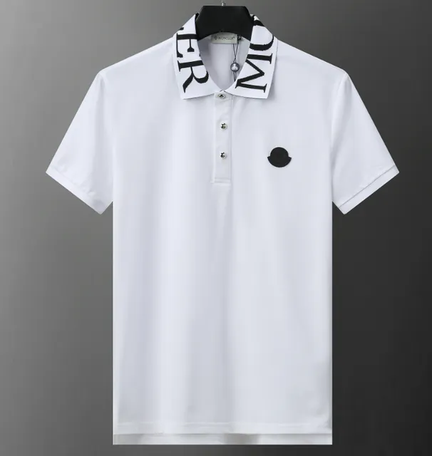 Moncler Polo Shirt Logo Collar