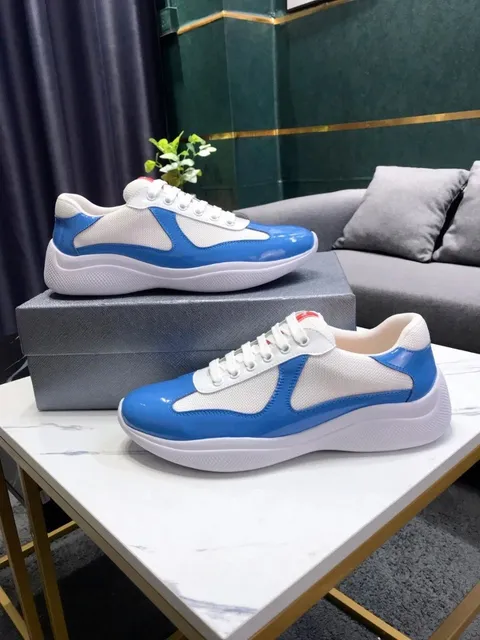 Prada Linea Rossa Sneaker Blue and White