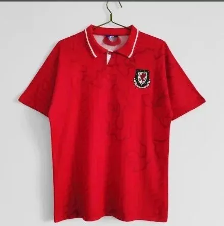 Wales National Team Home Jersey 1990s England
