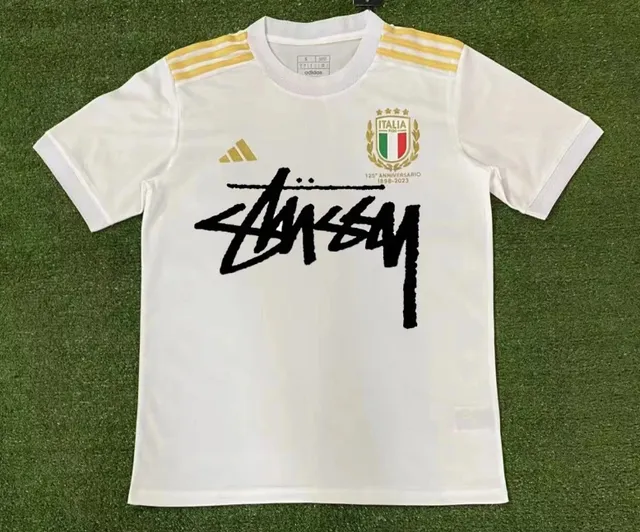 Adidas × Stüssy Italy 125th Anniversary Jersey Stussy x Italy