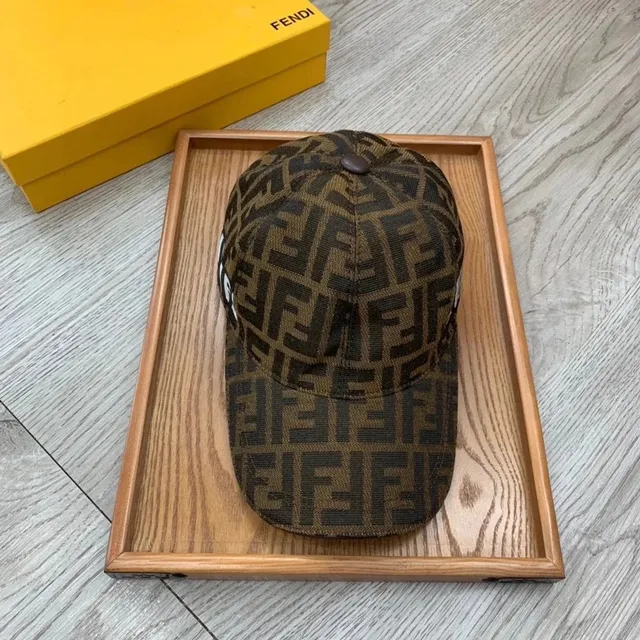 Fendi Baseball Cap FF Logo Monogram