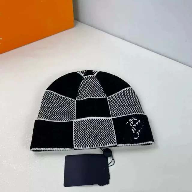 Louis Vuitton Checkered Beanie