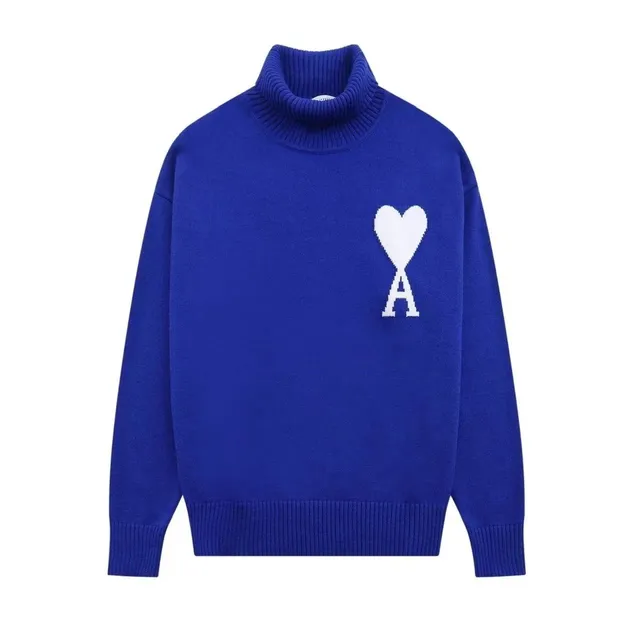 Amiri Turtleneck Sweater Heart Logo