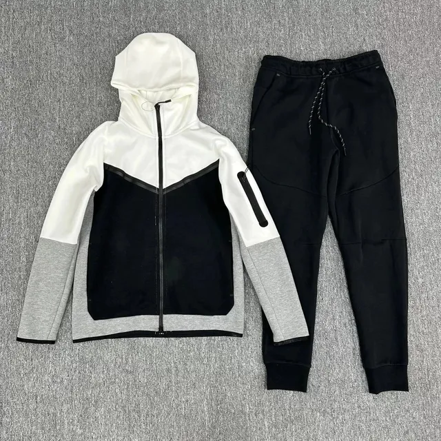 Nike Tech Fleece Hoodie and Joggers Color-Block