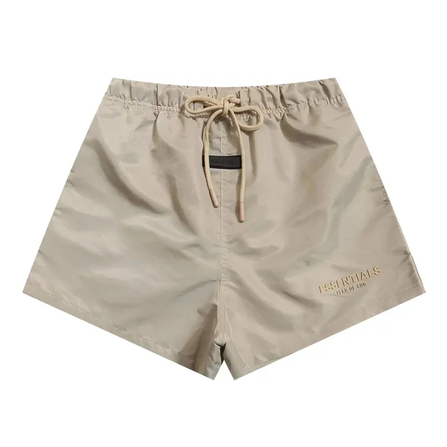 Fear of God Essentials Logo Shorts Beige