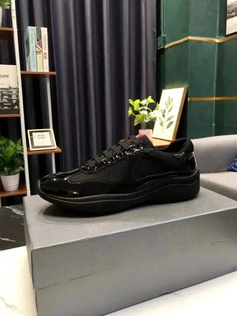Prada Cloudbust Thunder Patent and Mesh