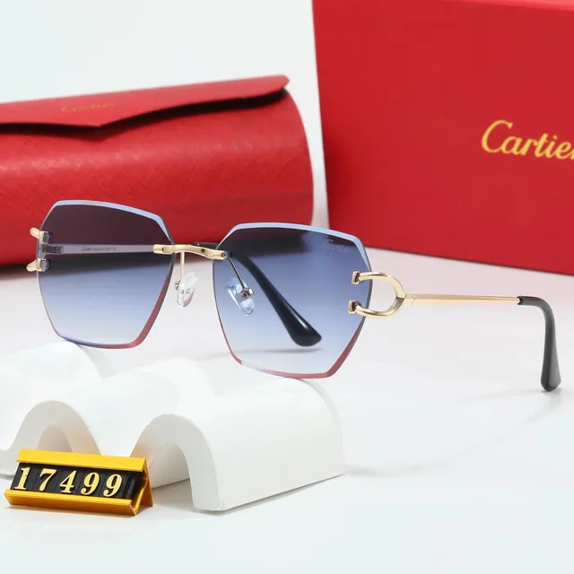 Cartier Juste Un Clou Sunglasses Gradient Blue Lens