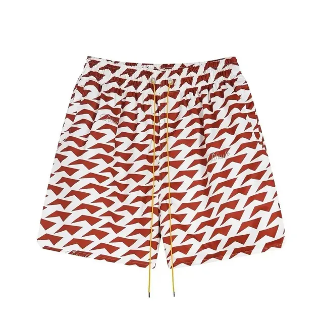 Rhude Printed Shorts Geometric Pattern