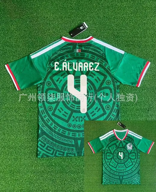 Adidas Mexico National Team Home Jersey E. Álvarez #4