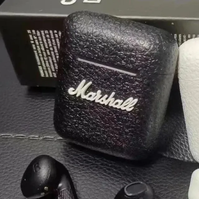 Marshall Wireless Earbuds Case Distressed Leather