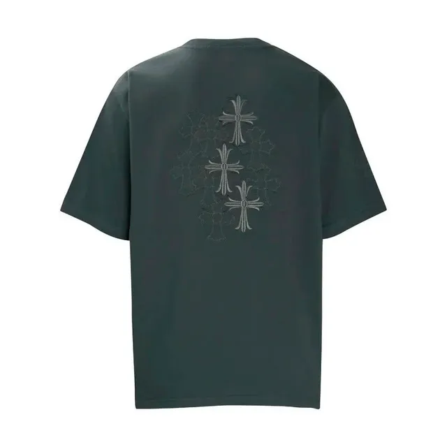 Chrome Hearts Cross Embroidered Tee Triple Cross