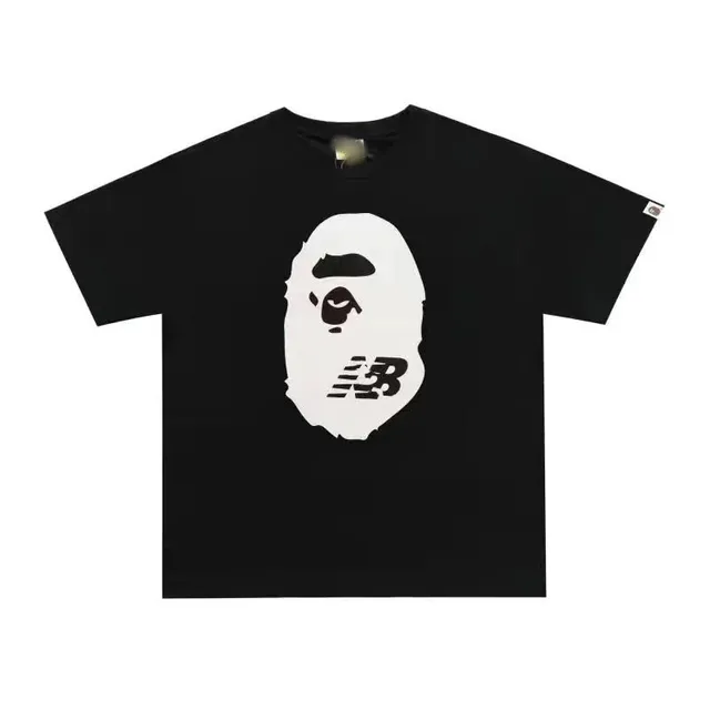 BAPE × New Balance Graphic Tee Ape Head x NB Logo