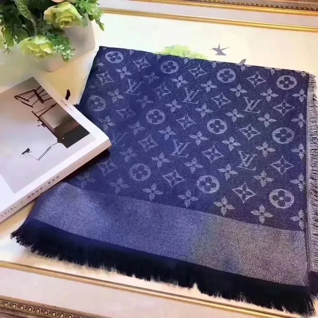 Louis Vuitton Monogram Shawl Classic LV Pattern