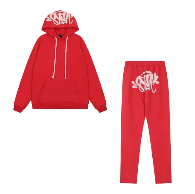 Hoodie and Joggers Set Graffiti Logo
